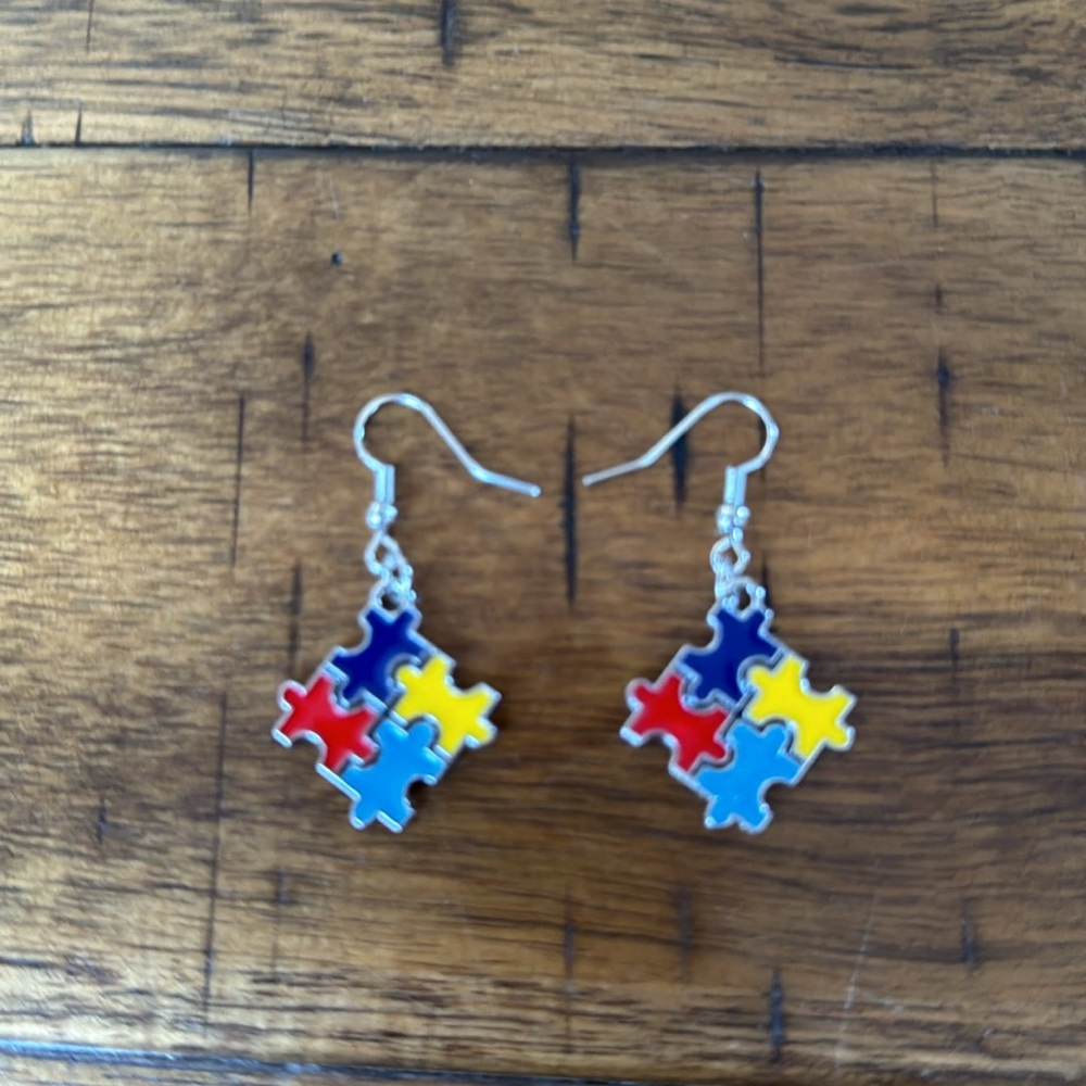 Autism Puzzle Earrings